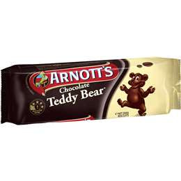 Arnott's Choc Teddy Bear Biscuits 200g