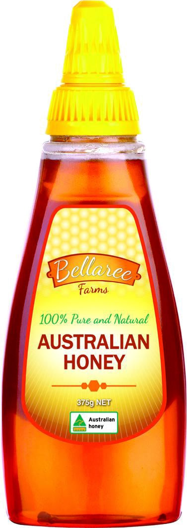 Bellaree farms honey - squeeze 375gm