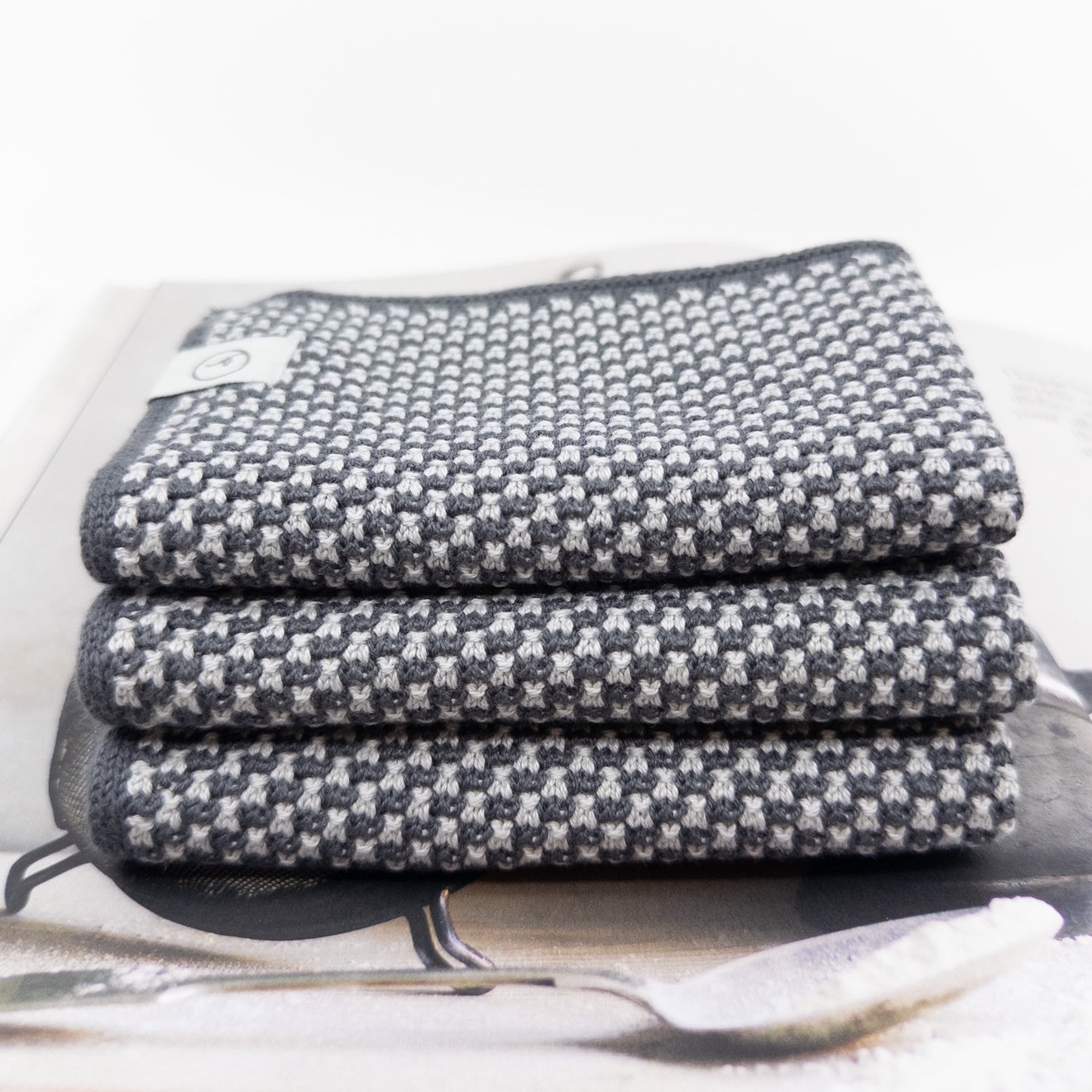 Ecovask Heritage Dishcloth Aoraki Stone 3pk