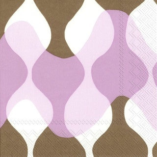 Marimekko Lokki Pergola rose 33cm Tissue Napkin 20pk