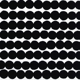 Marimekko Rasymatto black 25cm Tissue Napkin 20pk