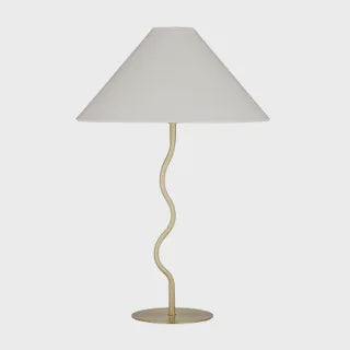 Becker Table Lamp 52cm Gold/Natural