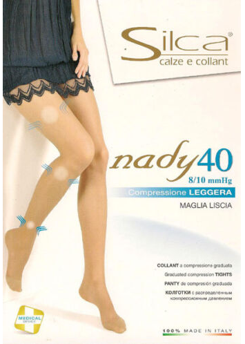 Silca Nady Stockings 40 Den Visone Size 5 (XL)