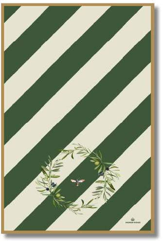 Manor Road Microfiber Tea Towel Olive & Bee