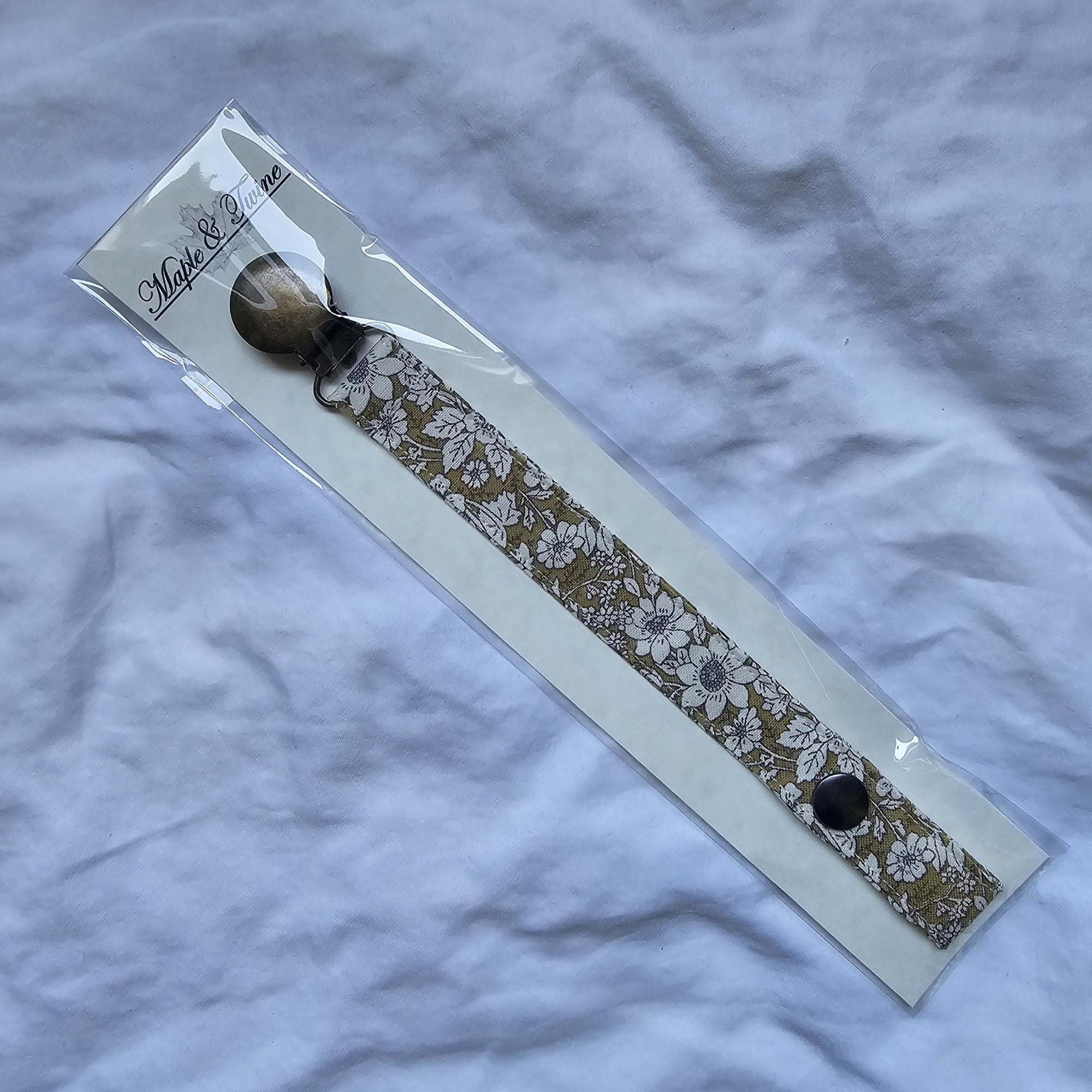 Dummy Chain - Fabric  - Olive Florals