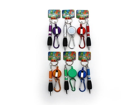Pen Retractable On Keychain