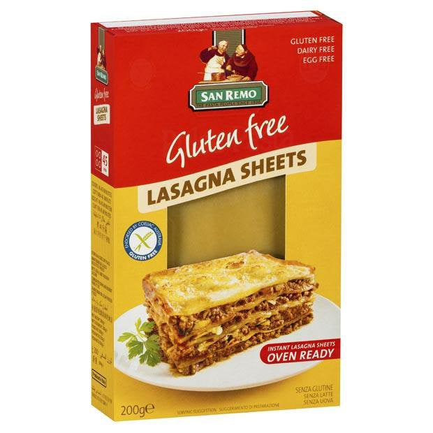 San Remo Gluten Free Lasagna Sheets 200g