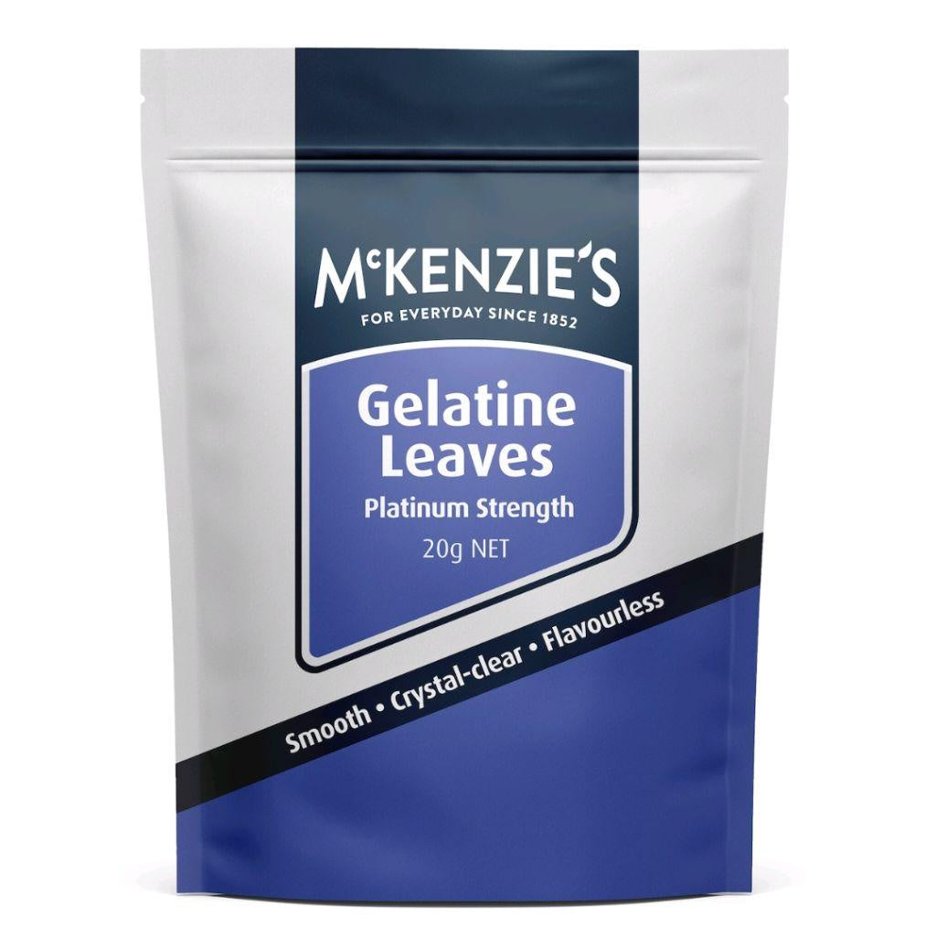 McKenzie's Gelatine Leaves 20g x 4