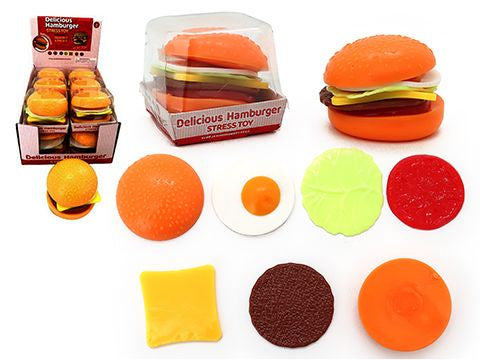 Sticky Stackable Cheeseburger 7.5cm