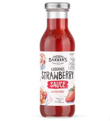 Barkers Strawberry Dessert Sauce 335g
