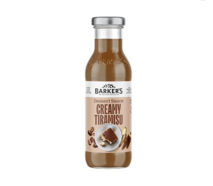 Barkers Creamy Tiramisu Dessert Sauce 355g