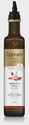 Cobram Estate Chilli & Garlic Infused Extra Virgin Olive Oil 250ml