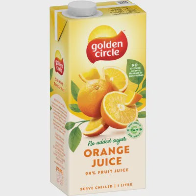 Golden Circle Orange Juice No Sugar 1L
