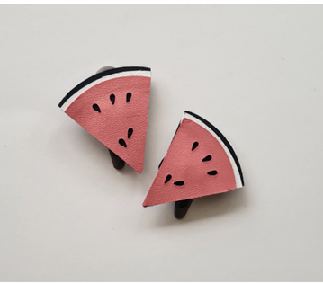 Clips - Leather Watermelon