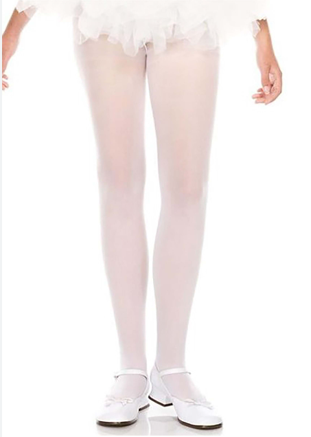 Stockings - Girls Sheer White MIMOSA - 25DEN Size 2B (5-7Y)