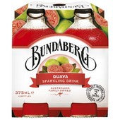 Bundaberg Guava Sparkling Drink 375ml 4pk