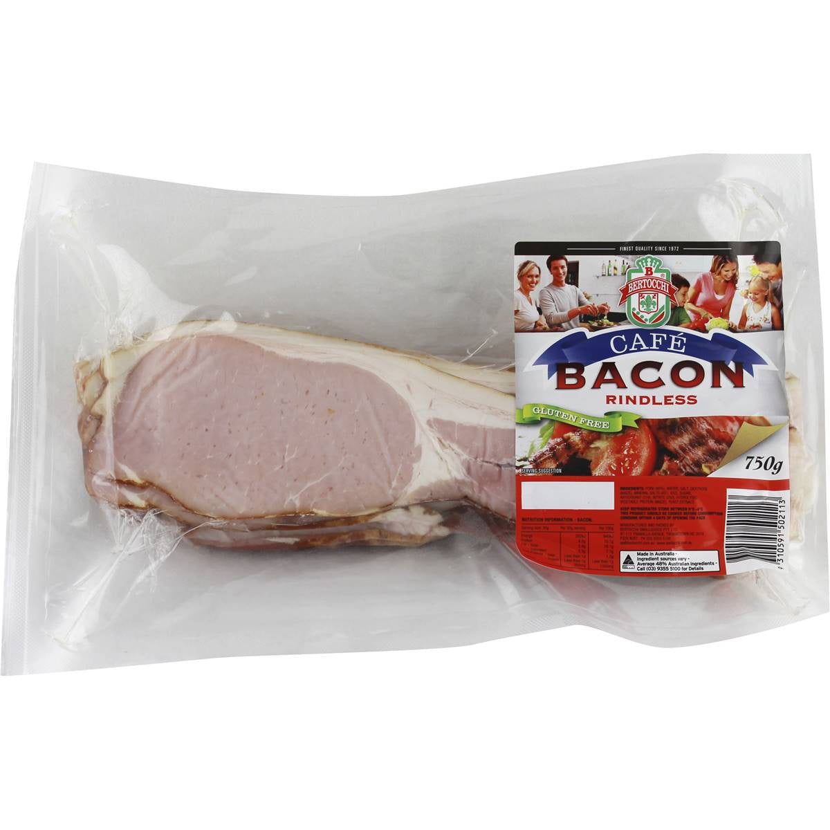 Bertocchi Cafe Bacon 750g