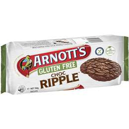 Arnott's Chocolate Ripple Biscuits GF 150g