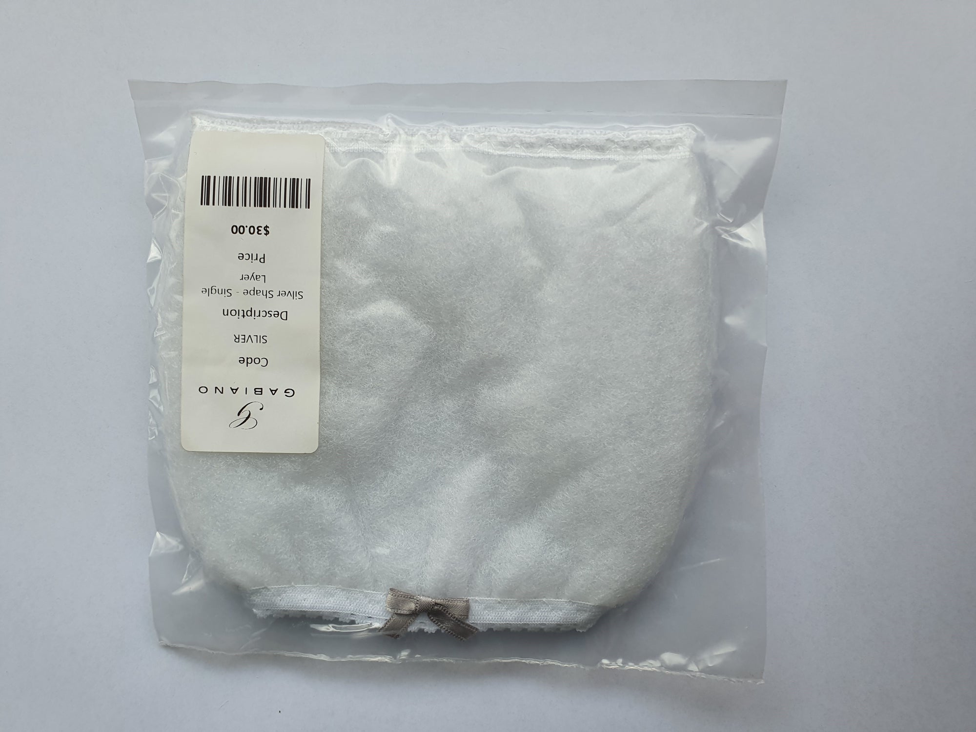 Scarf Shape Silver Single Layer Shape