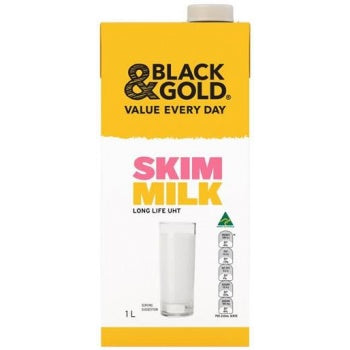 Black&Gold Milk Skim UHT 1L