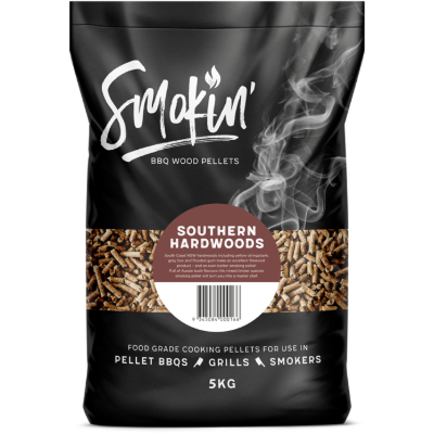 Smokin BBQ Wood Pellets Southern Hardwoods 10Kg