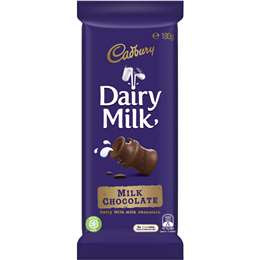 Cadbury Dairy Milk Chocolate 180g