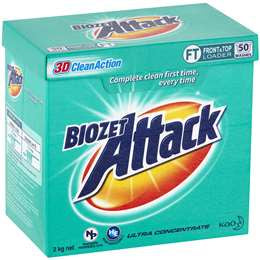 Biozet Front and Top Loader Laundry Powder 2kg