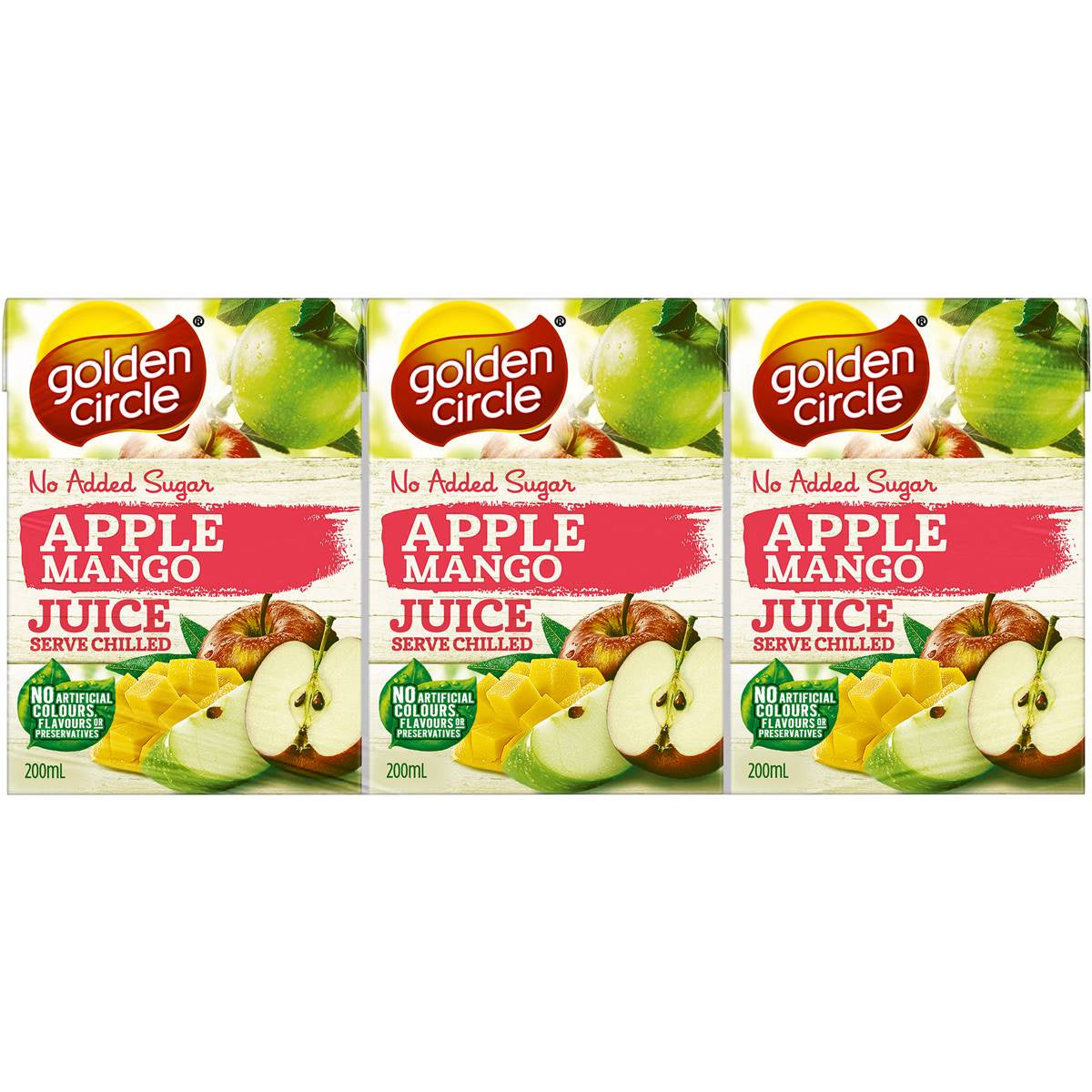 Golden Circle Apple Mango No added sugar 6x200ml