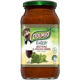 Dolmio Extra Red Wine & Herbs Pasta Sauce 500g