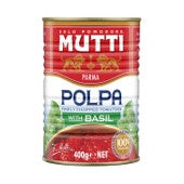 Mutti Polpa Finely chopped Tomatoes with Basil 400g