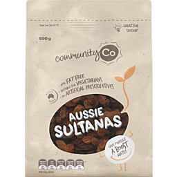 Community Co Aussie Sultanas 500g