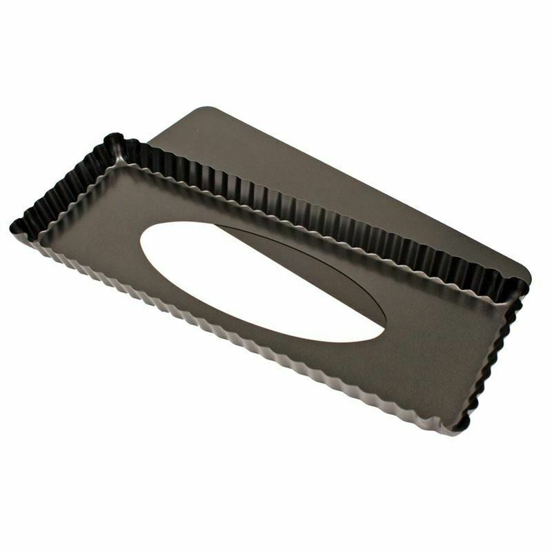 Rectangle Tart Pan Loose Base 36 x 13cm x 2.5