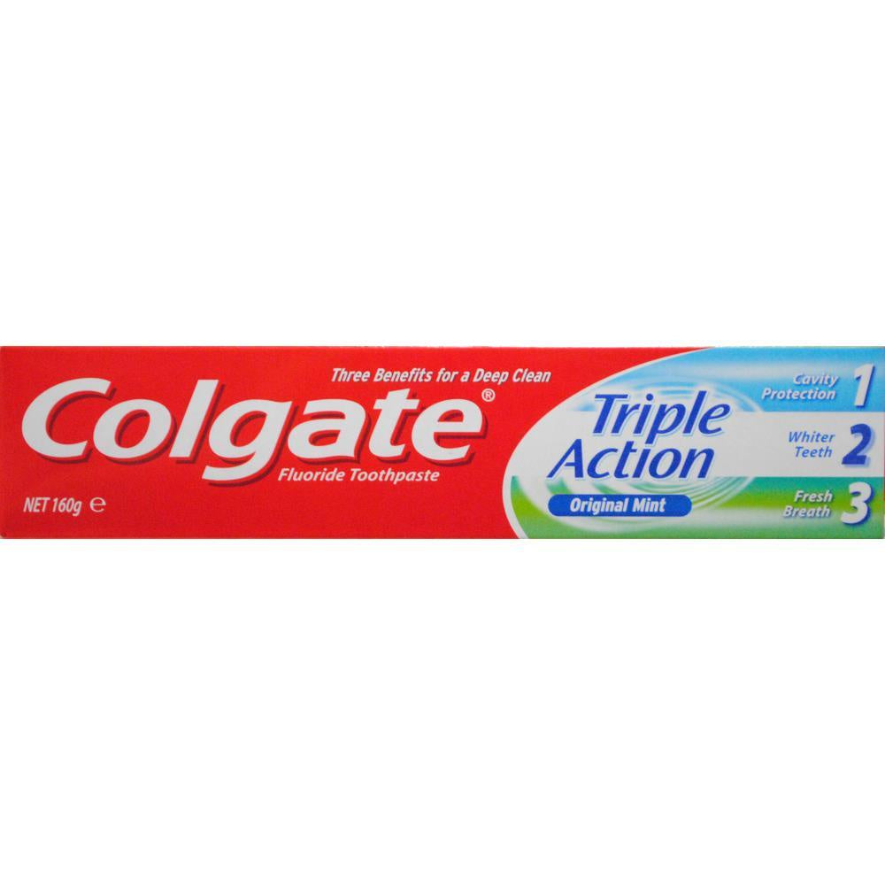 Colgate Toothpaste Triple Action Original Mint 160g