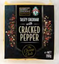 Ashgrove Tasty Cheddar With Cracked Pepper 200g