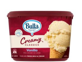 Bulla Creamy Vanilla Ice Cream 2L