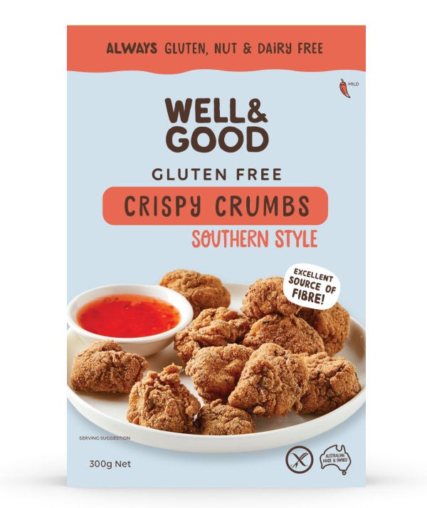 Well & Good Crispy Crumbs Southern Fried GF 300g