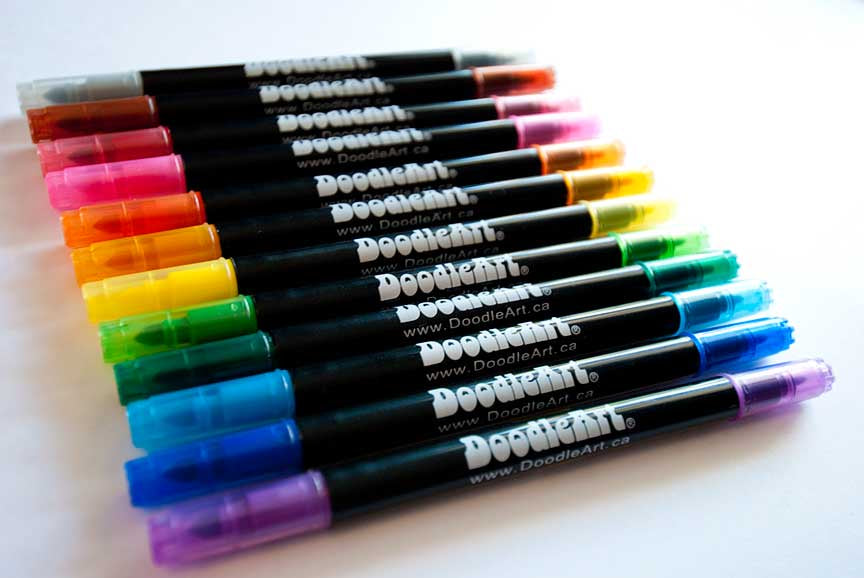 Doodle Art Dual Tipped Markers 12pk