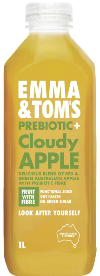 Emma & Tom's Cloudy Apple Juice 1l