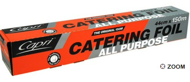 Capri Aluminium Foil 44cmx150m
