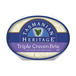 Tasmanian Heritage Triple Cream Brie 125g