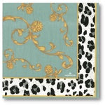 Victorian Leopard 33cm Tissue Napkin 20pk