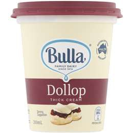 Bulla Dollop Thick Cream Cup 200ml