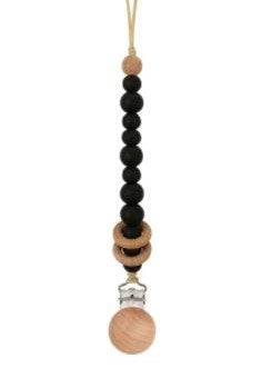 Dummy Chain - Silicone and Wooden - Black