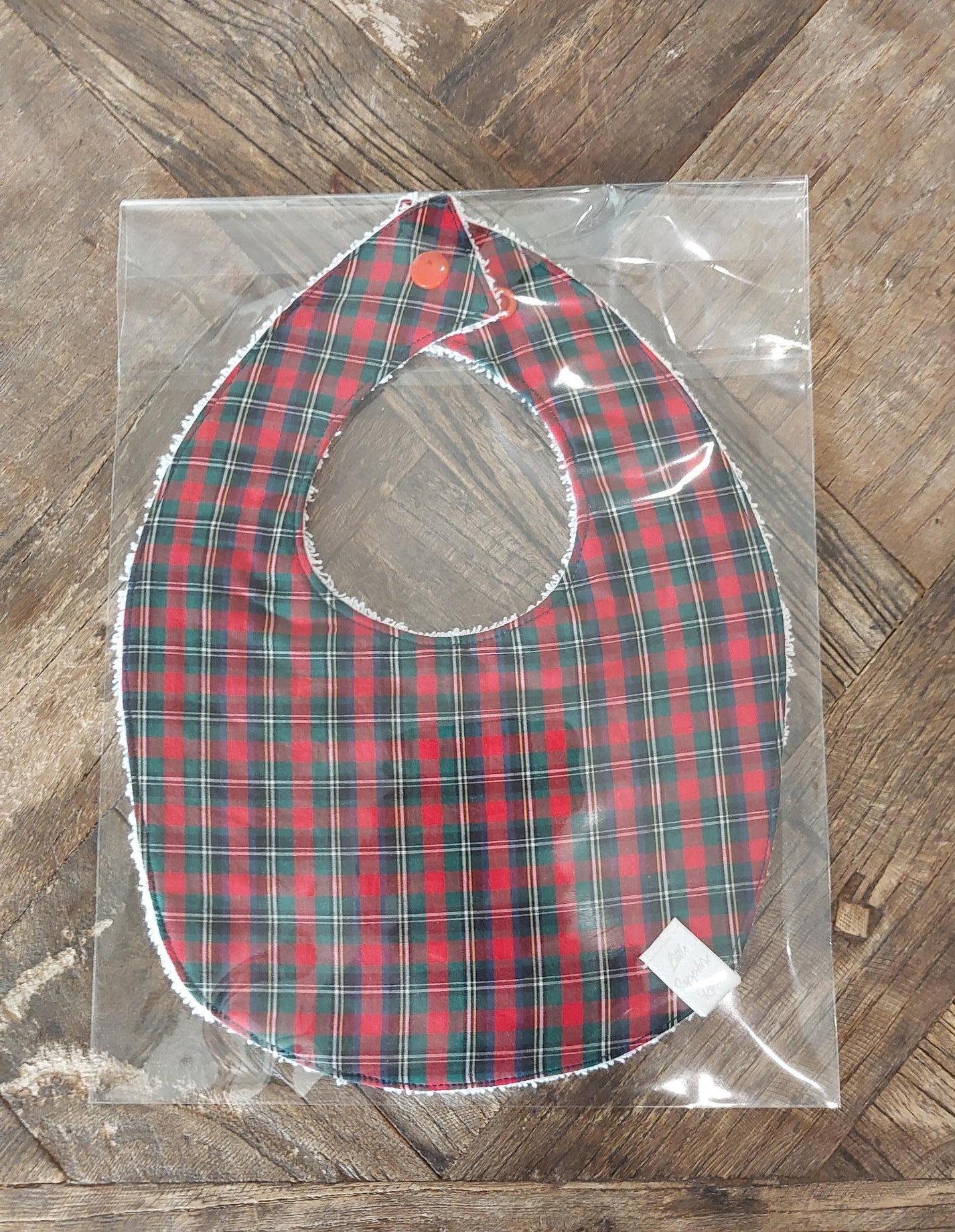 Bib - Press Stud Liberty - Tartan Check A