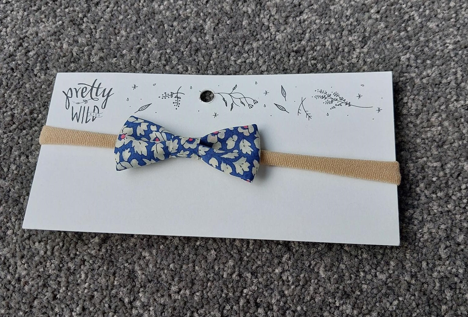 Baby Headband - Liberty Minnie Hair Headband Blue