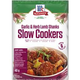 McCormick Slow Cook Garlic Herb Lamb 40g