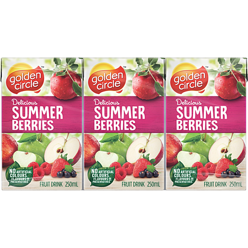 Golden Circle Summer Berries 6 x 250ml