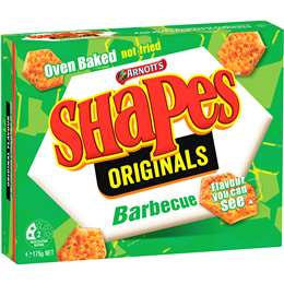 Arnott's Barbecue Shapes 175g