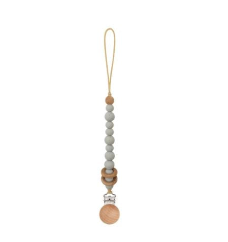 Dummy Chain - Silicone and Wooden - Soft Blue