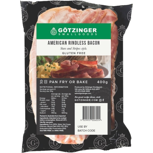 Gotzinger American Rindless Bacon 400g